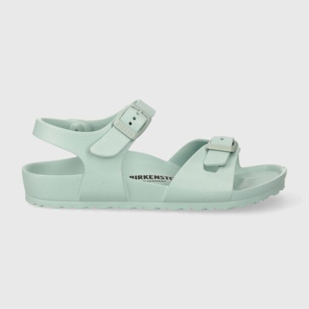 Birkenstock sandale copii Rio EVA Kids culoarea turcoaz