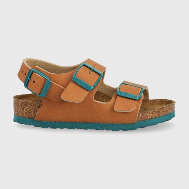 Birkenstock sandale copii culoarea maro