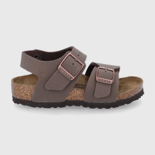 Birkenstock sandale copii culoarea maro