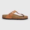 Birkenstock slapi Gizeh culoarea maro