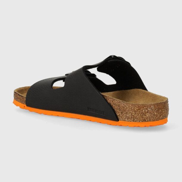 Birkenstock slapi copii Arizona Kids BF Desert culoarea negru preţ