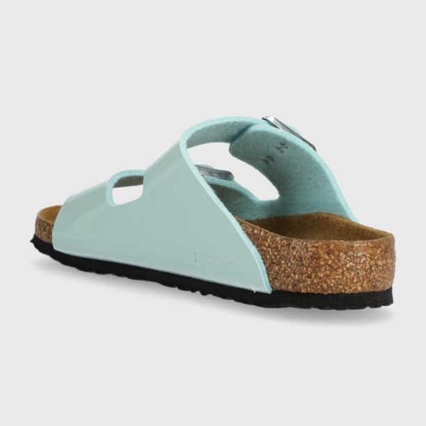 Birkenstock slapi copii Arizona Kids BF culoarea turcoaz preţ