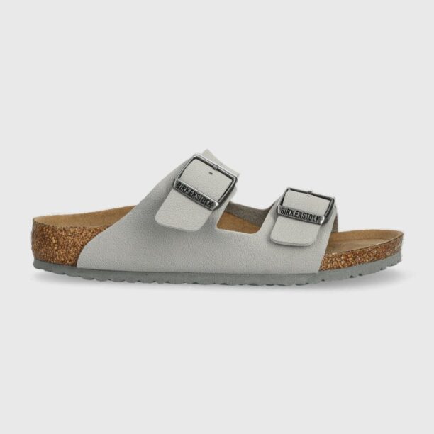 Birkenstock slapi copii Arizona Kids BFBC culoarea gri