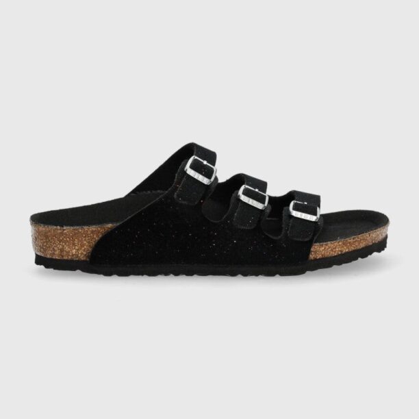 Birkenstock slapi copii Florida culoarea negru