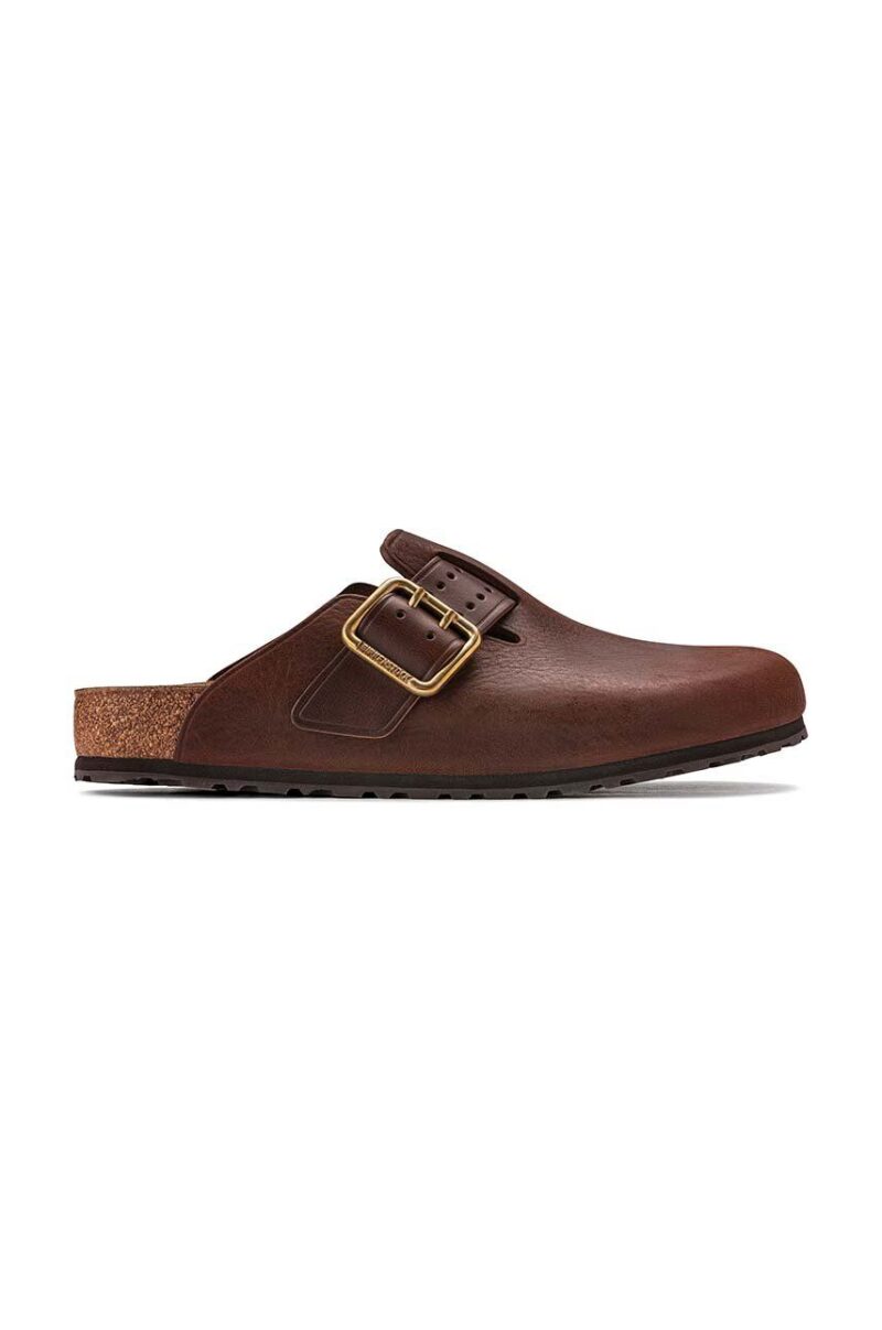 Birkenstock slapi de piele Boston Bold Gap barbati