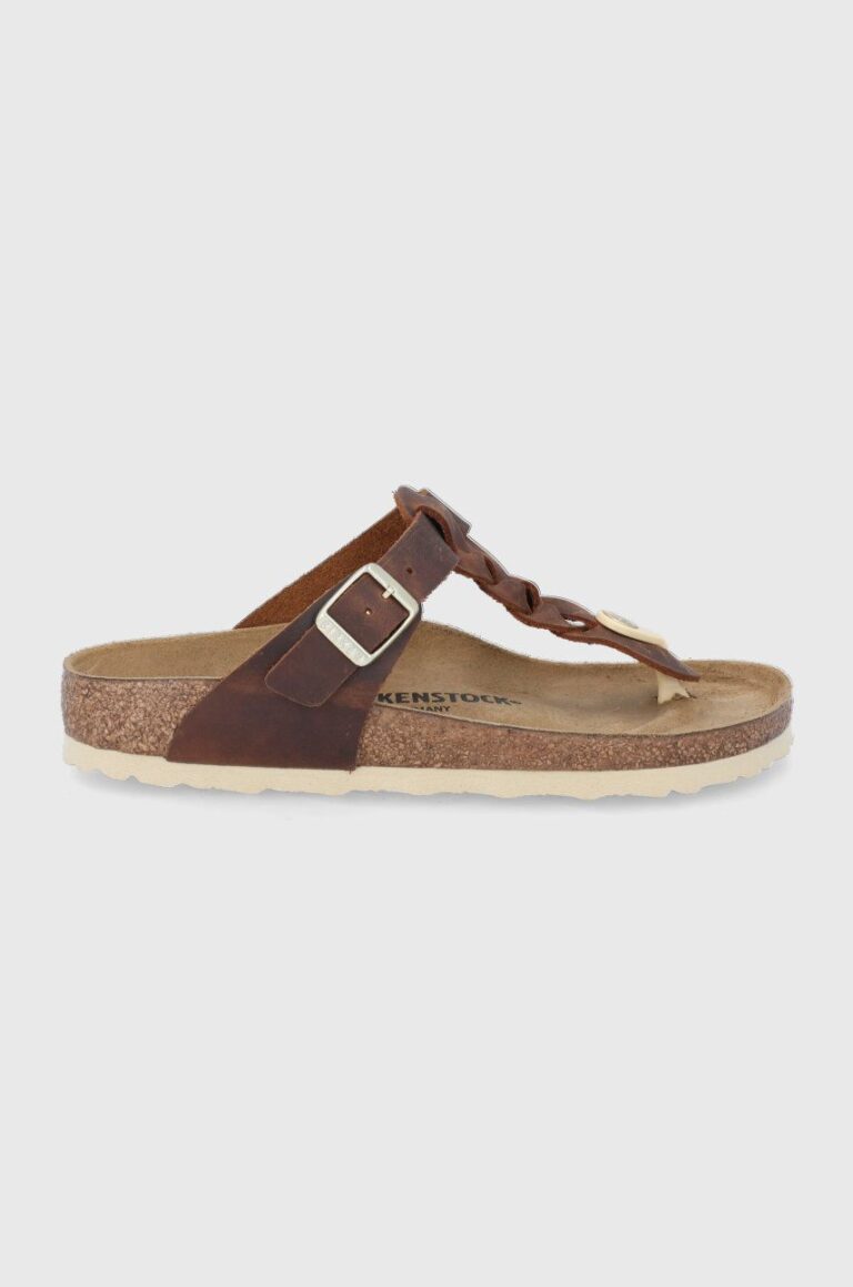 Birkenstock slapi de piele Gizeh femei