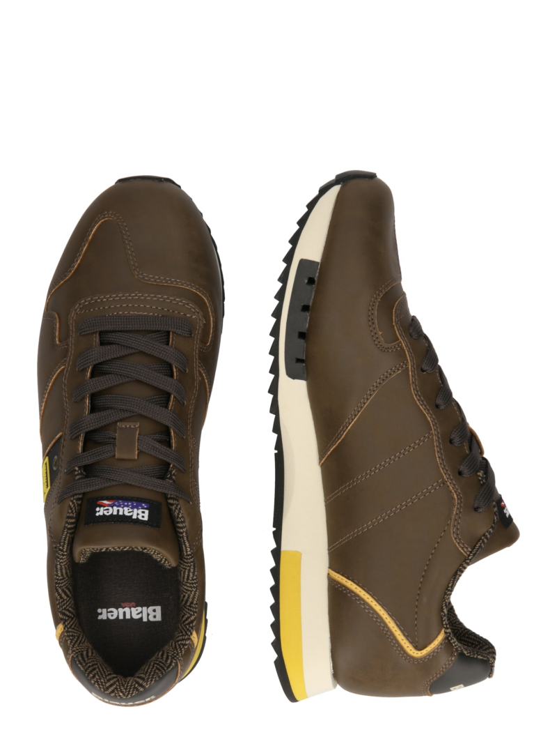 Blauer.USA Sneaker low 'QUEENS'  ciocolatiu / galben / negru preţ