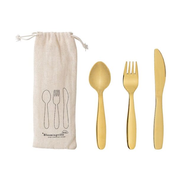 Bloomingville set de tacâmuri pentru copii (3-pack)