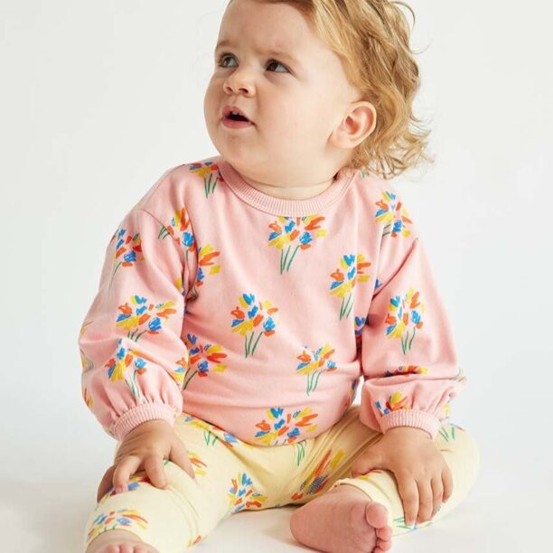 Bobo Choses bluza bebe culoarea roz