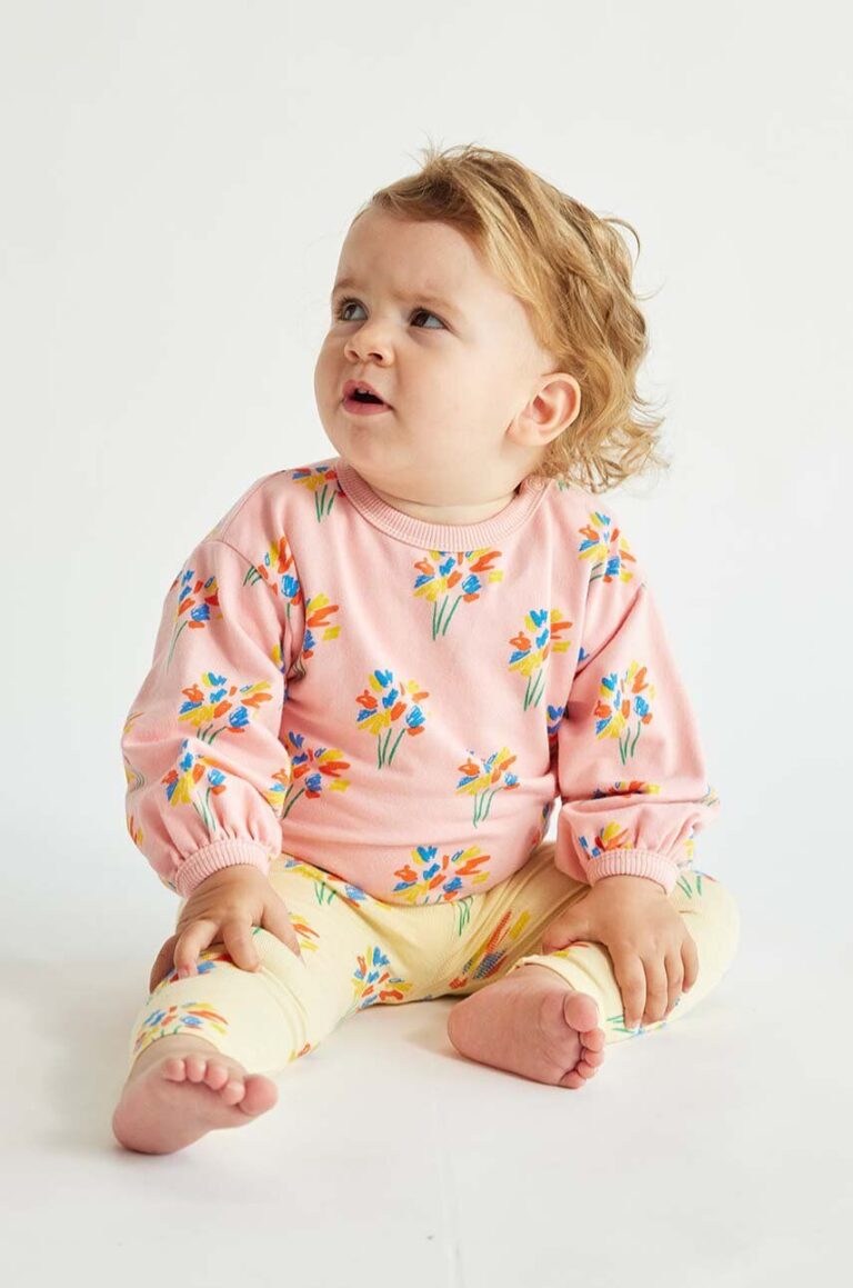 Bobo Choses bluza bebe culoarea roz