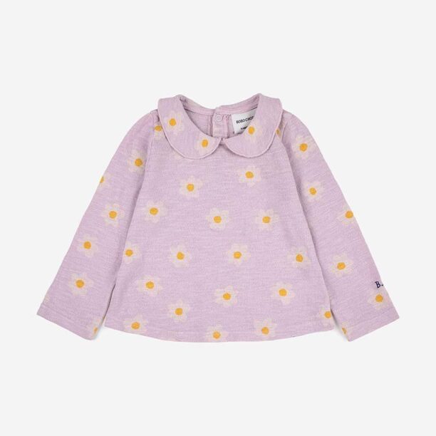 Bobo Choses longsleeve bebelusi culoarea violet