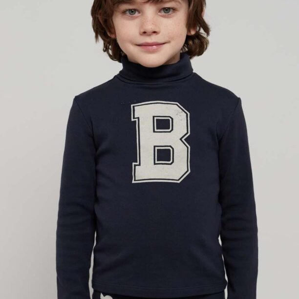 Bobo Choses longsleeve copii culoarea albastru marin