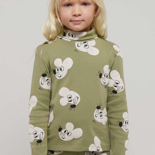 Bobo Choses longsleeve copii culoarea verde