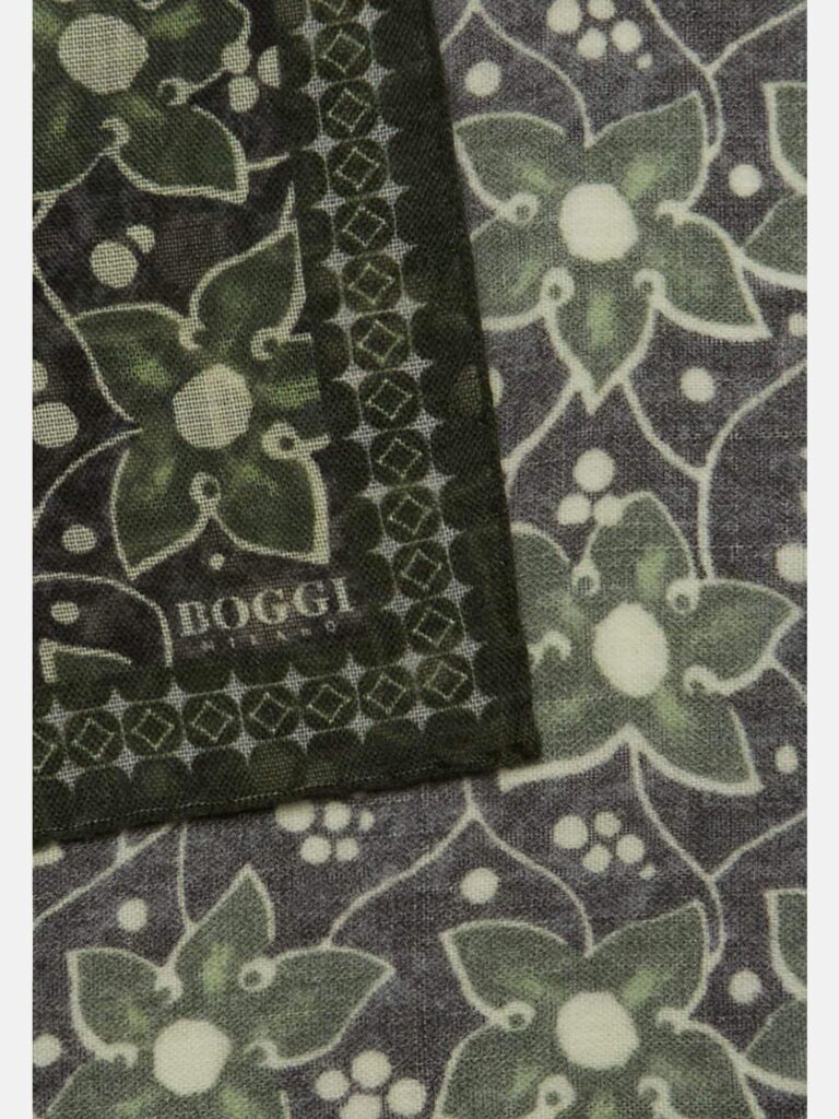 Boggi Milano Batistă  verde pastel / verde închis / negru