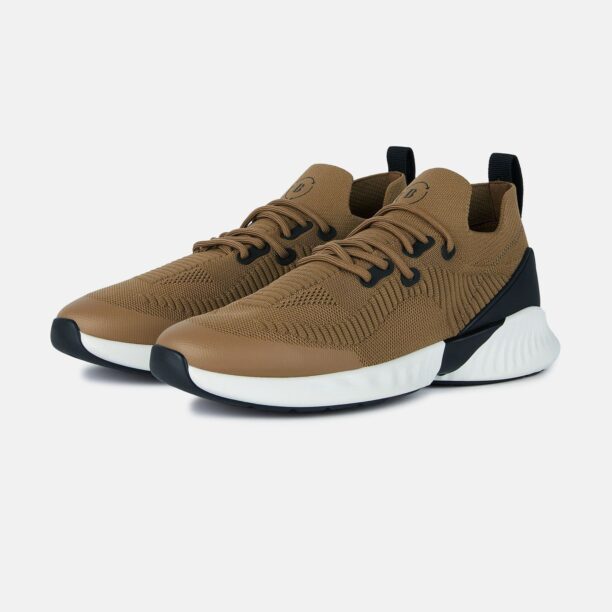 Boggi Milano Sneaker low 'Willow'  maro caramel / negru preţ