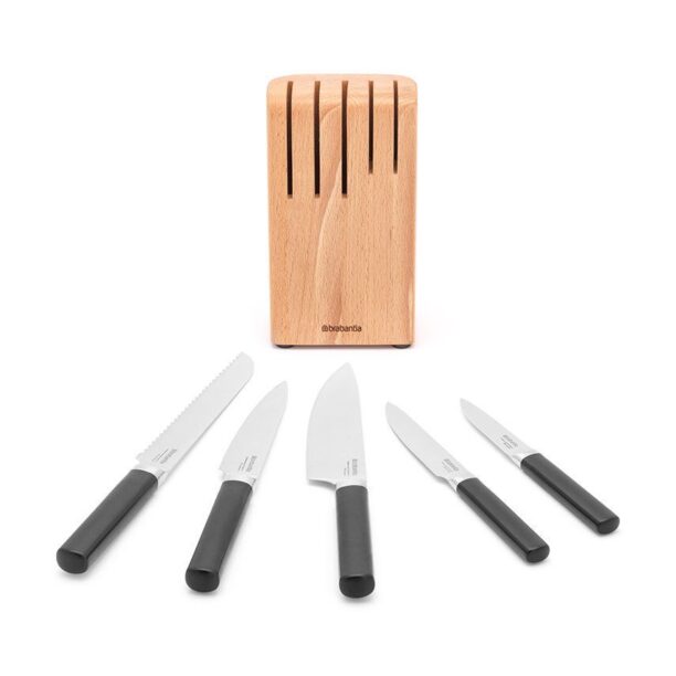 Brabantia set de cuțite cu un organizator 6-pack preţ