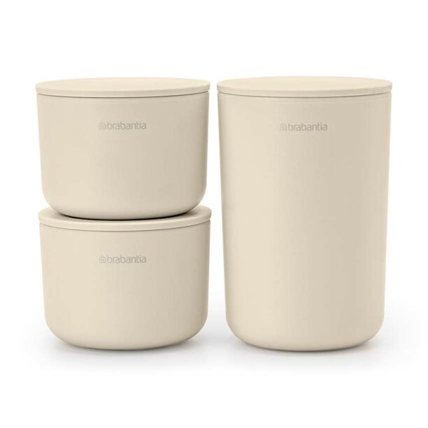 Brabantia set recipiente de depozitare cu capace 3-pack