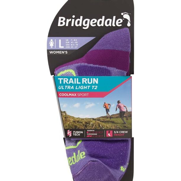 Bridgedale șosete Ultralight T2 Coolmax Sport 3/4 710206 preţ