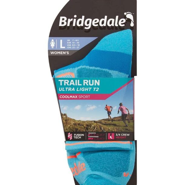 Bridgedale șosete Ultralight T2 Coolmax Sport 3/4 710206 preţ