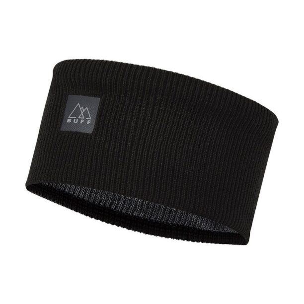 Buff bentita pentru cap Crossknit culoarea negru