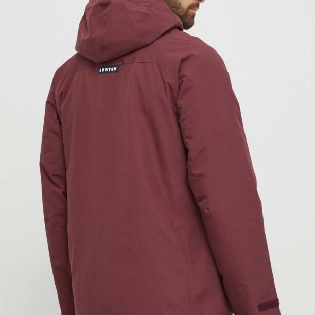 Burton geaca Covert 2.0 culoarea bordo preţ