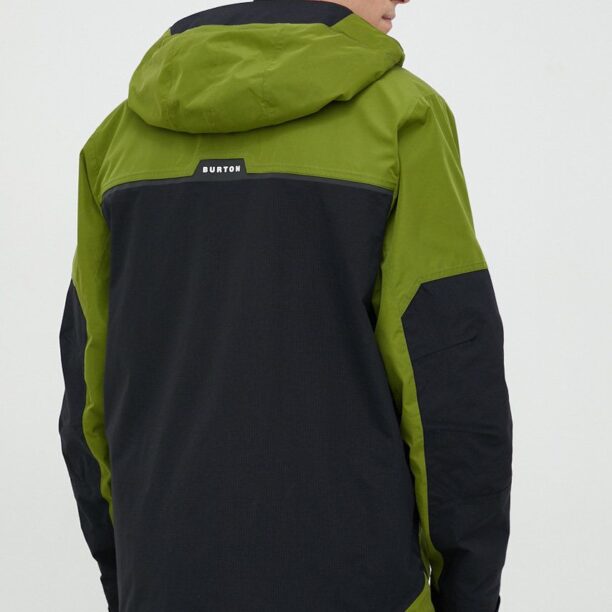 Burton geaca Frostner culoarea verde preţ