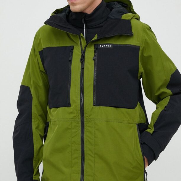 Burton geaca Frostner culoarea verde