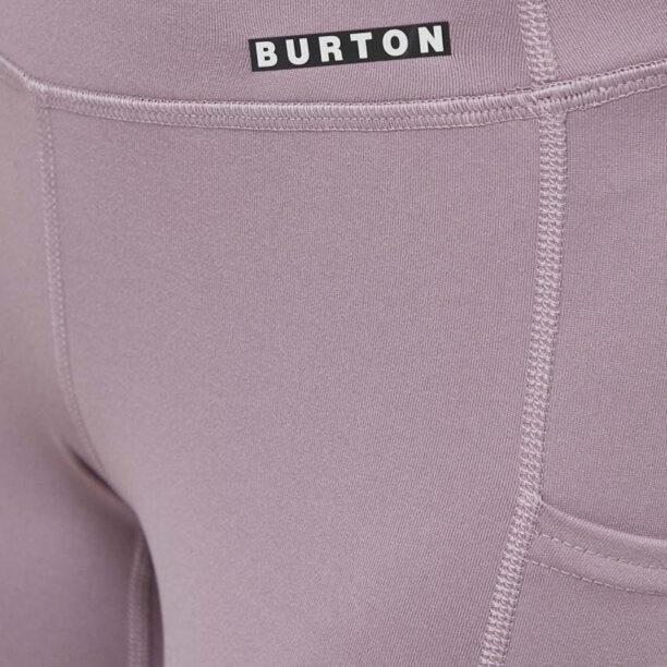 Burton jambiere funcționale Midweight X culoarea violet preţ