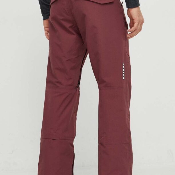 Burton pantaloni Covert 2.0 culoarea bordo preţ