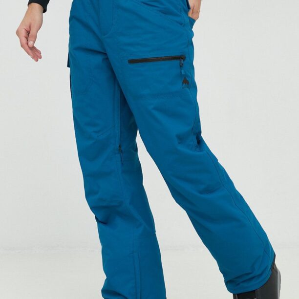 Burton pantaloni Covert culoarea turcoaz