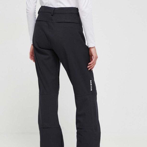 Burton pantaloni Society culoarea negru preţ