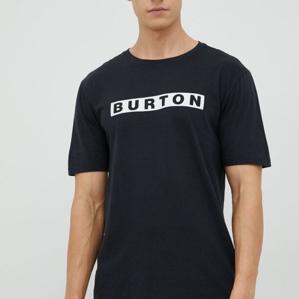 Burton tricou din bumbac culoarea negru