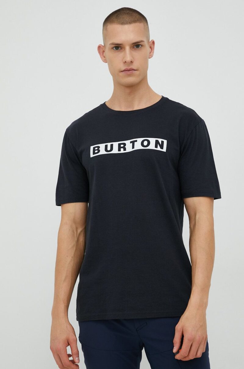 Burton tricou din bumbac culoarea negru