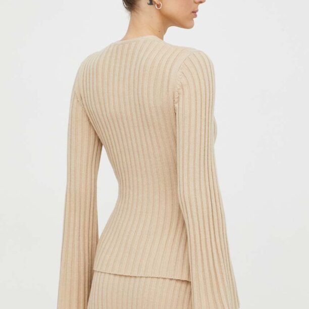 By Malene Birger cardigan din lana culoarea bej preţ