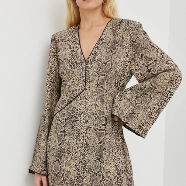 By Malene Birger rochie culoarea maro