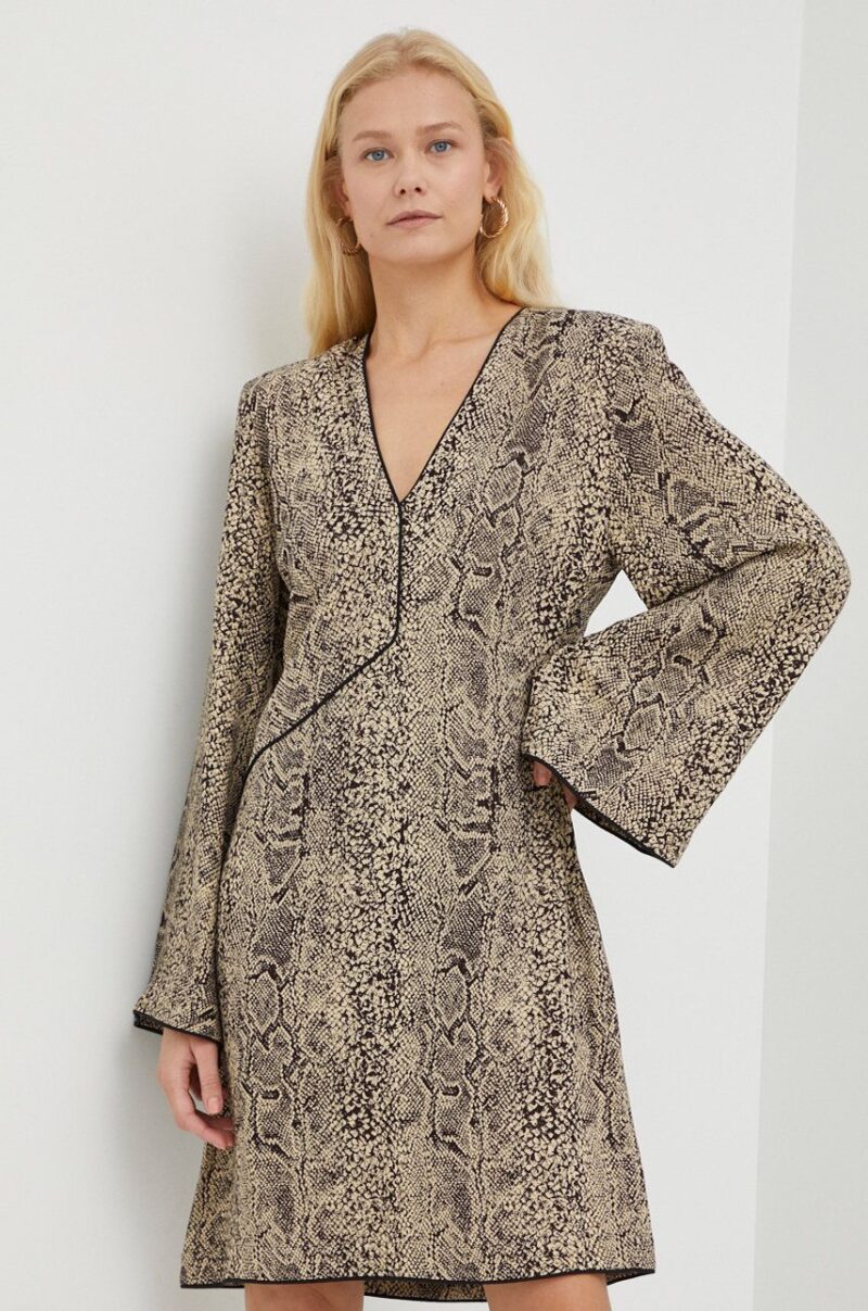 By Malene Birger rochie culoarea maro