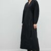 By Malene Birger rochie din bumbac culoarea negru