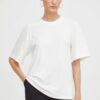 By Malene Birger tricou din bumbac culoarea bej