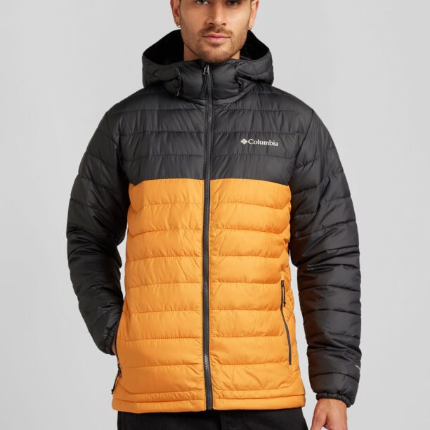 COLUMBIA Geacă outdoor 'Powder Lite II'  portocaliu / negru preţ