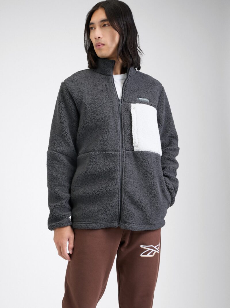 COLUMBIA Jachetă  fleece funcțională 'Mountainside'  negru / alb