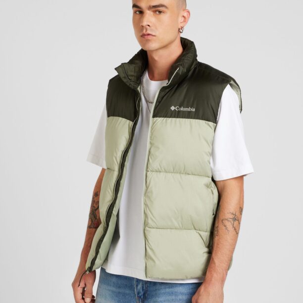 Cumpăra COLUMBIA Vestă sport 'Puffect III'  oliv / verde pastel