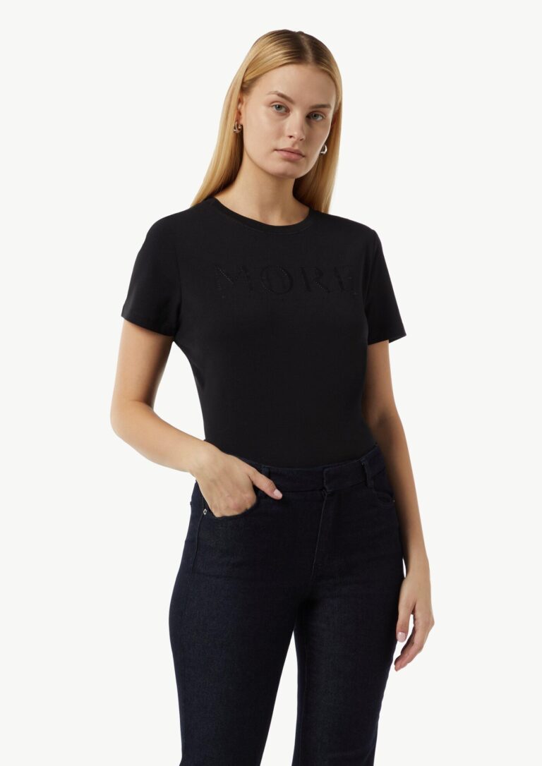 COMMA Tricou  negru preţ