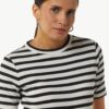 COMMA Tricou  negru / alb