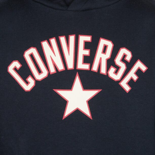 CONVERSE Bluză de molton  roșu pepene / negru / alb