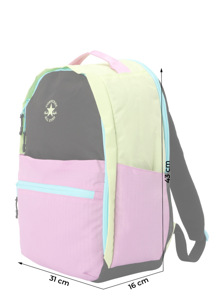 CONVERSE Rucsac 'MULTIVERSE'  albastru aqua / galben lămâie / mov orhidee / negru preţ