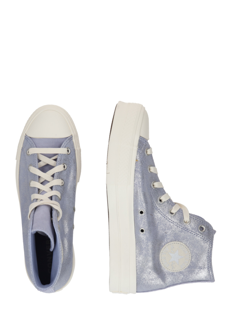 CONVERSE Sneaker înalt 'CHUCK TAYLOR ALL STAR LIFT'  mov deschis / alb