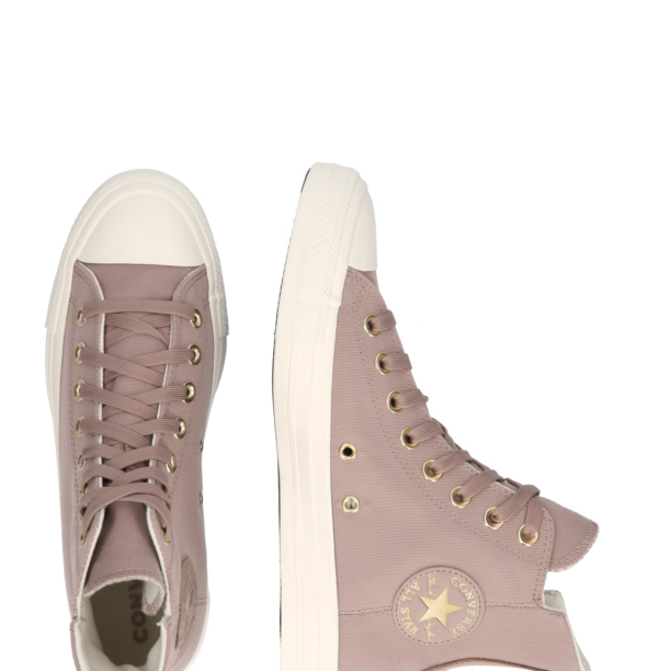 CONVERSE Sneaker înalt 'CHUCK TAYLOR ALL STAR TAILORED LINES'  gri taupe / alb murdar