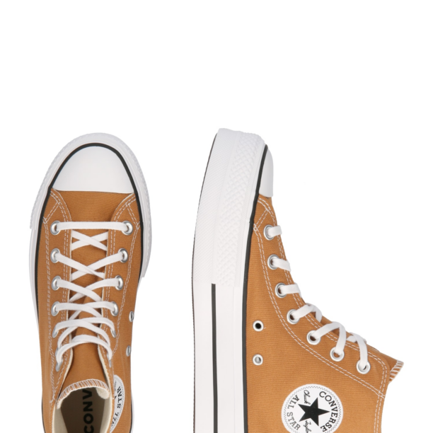 CONVERSE Sneaker înalt 'CHUCK TAYLOR ALL STAR'  galben muștar / alb