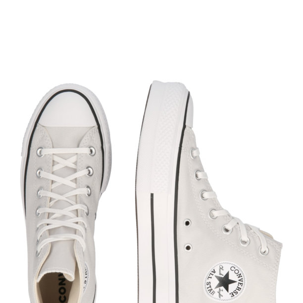 CONVERSE Sneaker înalt 'CHUCK TAYLOR ALL STAR'  gri deschis / negru