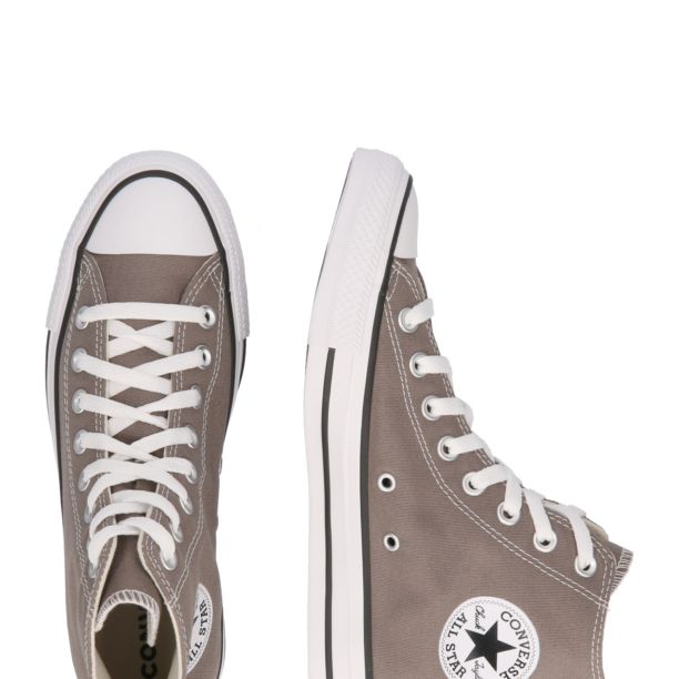 CONVERSE Sneaker înalt 'CHUCK TAYLOR ALL STAR'  gri taupe / alb